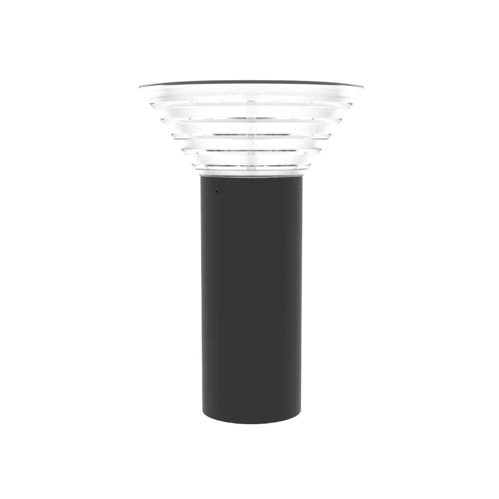 Recessed solar bollard